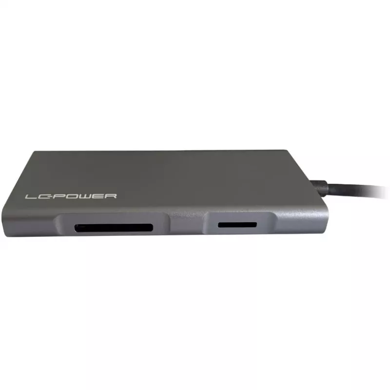 LC-Power LC-HUB-C-MULTI-5 USB 3.2 Gen 1 Type-C laidinis dokas nešiojamam kompiuteriui
