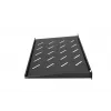 Extralink SHELF 1U lentyna 19 colių pakabinamoms spintoms, 1U, 300 mm, juodos spalvos, metalinė