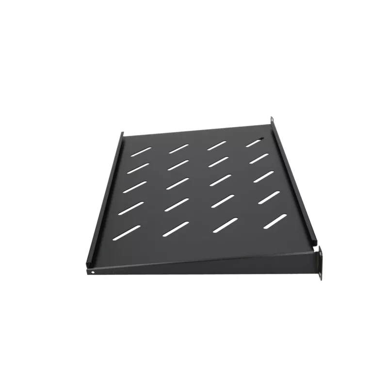 Extralink SHELF 1U lentyna 19 colių pakabinamoms spintoms, 1U, 300 mm, juodos spalvos, metalinė