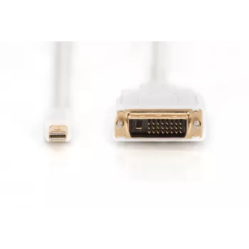 Kabelis DisplayPort 1.1a mini DP-DVI tipas MM 2,0 m