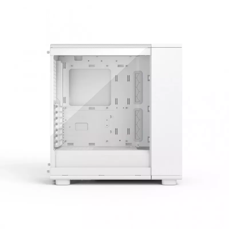 Fractal Design Epoch White TG RGB Clear Tint – baltas kompiuterio korpusas