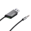 Savio TR-16 Bluetooth siųstuvas AUX adapteris su laisvų rankų funkcija, Bluetooth 5.3, Google Assistant/Siri