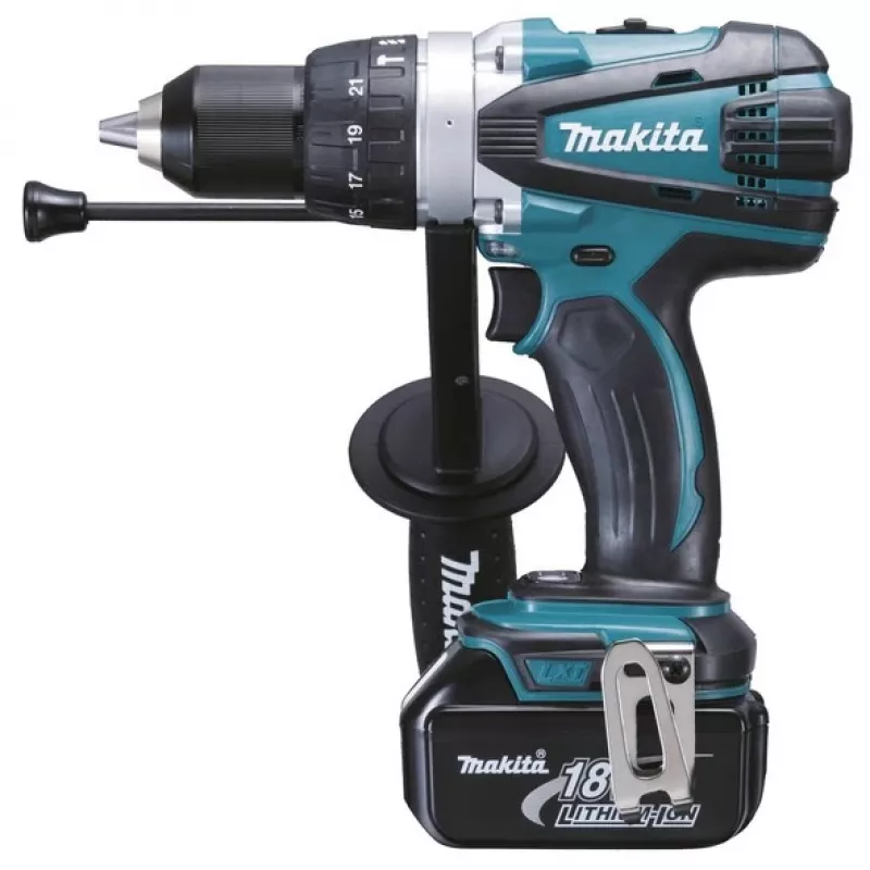 Gręžtuvas Makita DHP458RTJ 2000 RPM Juodas, Mėlynas
