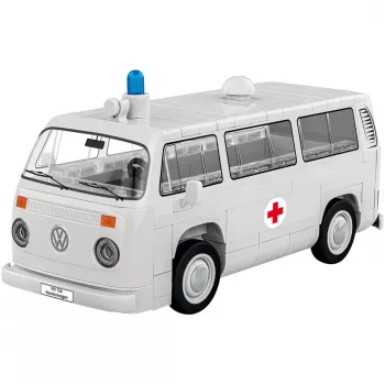 Cobi modelinis rinkinys Volkswagen T2b greitosios pagalbos automobilis 1:35 pilka