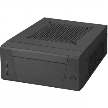 SilverStone MILO ML10 - USFF - Mini-ITX korpusas - be maitinimo šaltinio - Juodas - USB/Audio (SST-ML10B)