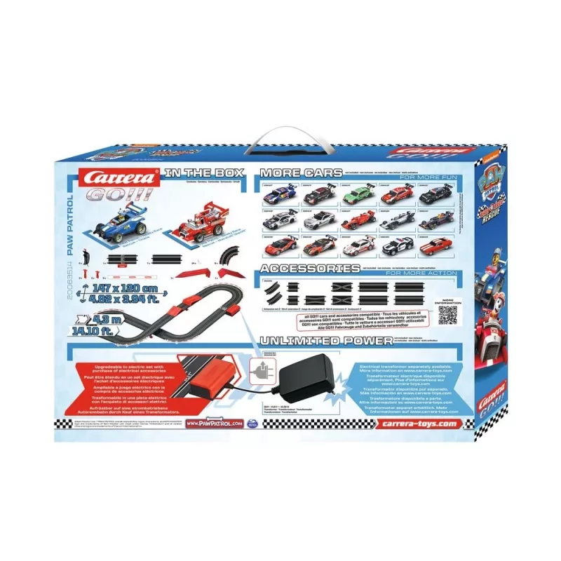 Carrera GO PAW Patrol Ready Race & Rescue lenktynių rinkinys