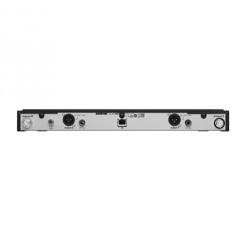 Shure SLXD4DE-G59 - belaidžio mikrofono imtuvas, 470 - 514 MHz