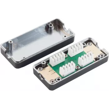 Sujungimo dėžutė ShiverPeaks BS75001-2 Cat7 10/100/1000Base-T(X) 1 vnt.