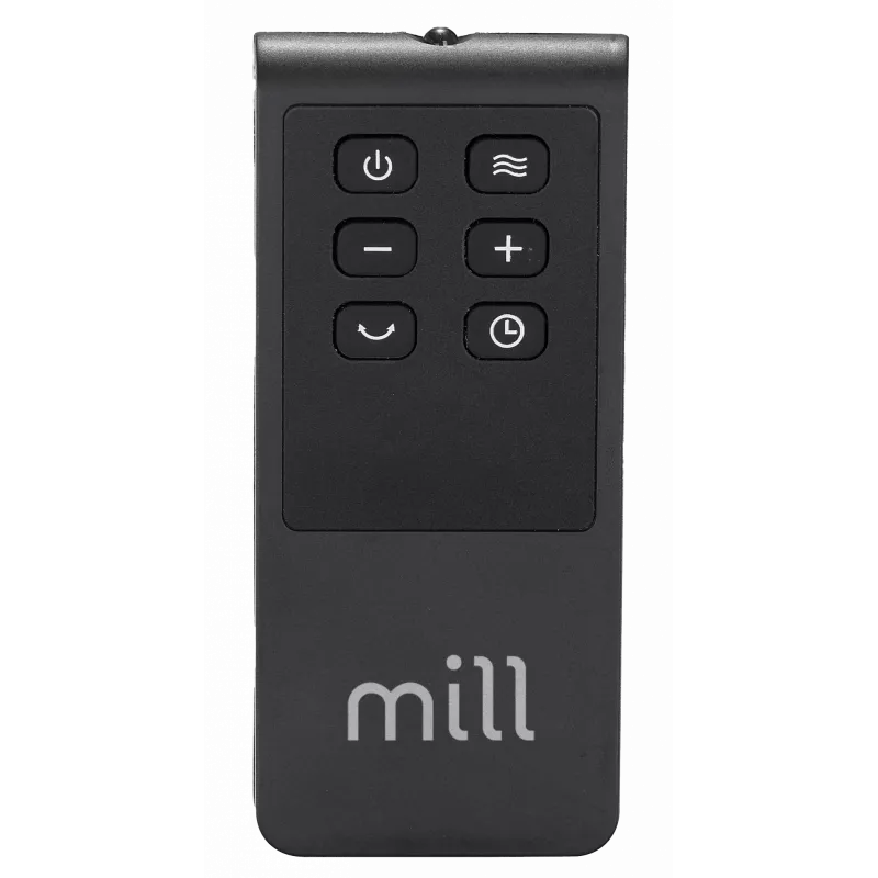 Keraminis ventiliatorinis šildytuvas Mill FH1500BLACK 1500 W, iki 22 m², juodas