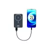 Power Bank Port Designs 907005 10000 mAh belaidžiu įkrovimu juodas