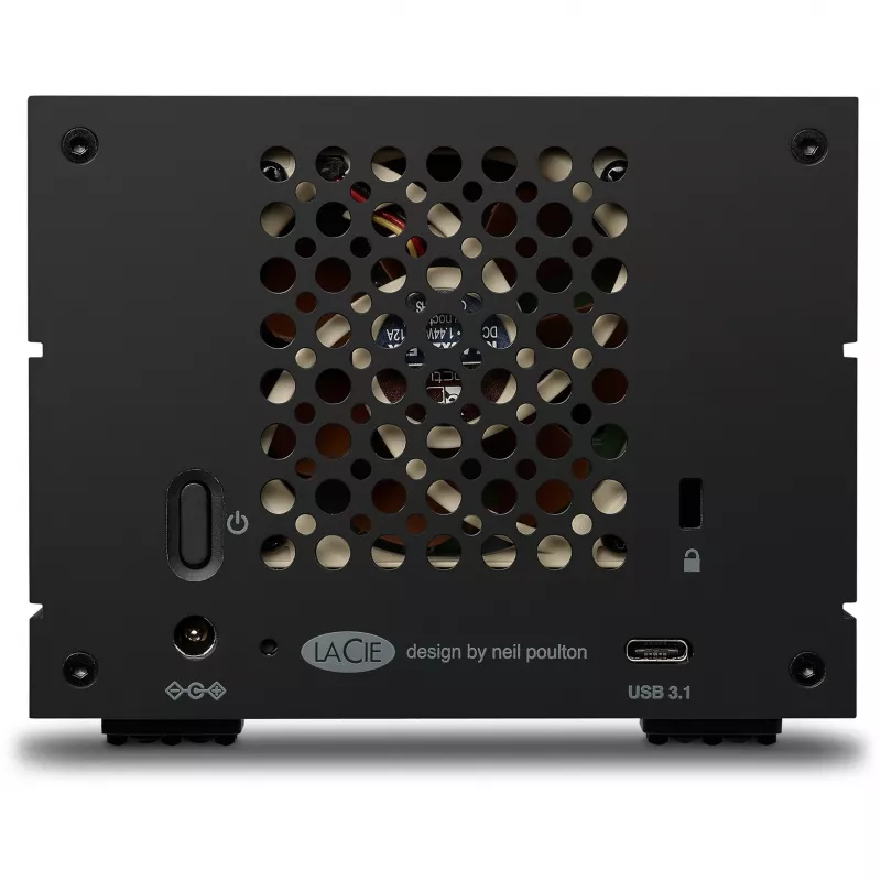 LACIE 2big RAID 16TB USB-C 3.5 colio karštai keičiamas išorinis diskų masyvas su IronWolf Pro diskais 7200 aps./min., 5 metų duomenų atkūrimo paslauga