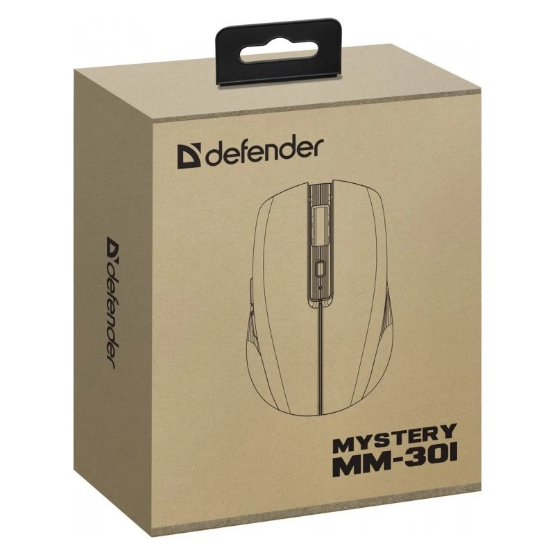 Pelė DEFENDER MYSTERY MM-301 RF+BT PURPLE 1600dpi 6P