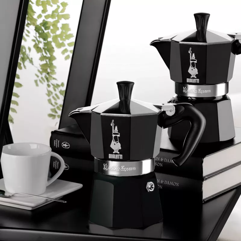 Bialetti Moka Express kavinukas juodas