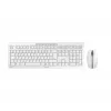 Belaidis klaviatūros ir pelės rinkinys CHERRY Stream Desktop Recharge, RF, QWERTZ, pilka