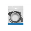 Maitinimo laidas CEE 7/7 - IEC 320 C19 16A VDE 1,8 m juodas