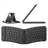 Inateck N0131 viso dydžio išlenkta Bluetooth klaviatūra QWERTZ žirkliniai jungikliai juoda