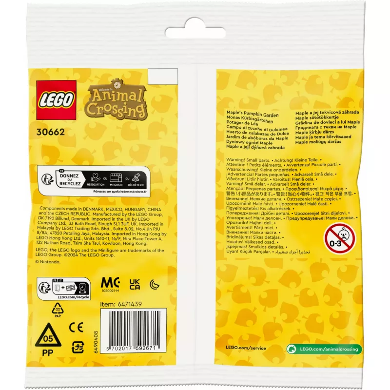 LEGO 30662 Animal Crossing Monos moliūgų sodas, konstruktorius maišelyje
