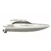 Radijo bangomis valdomas jachtos modelis Amewi Rising Sun Cruise Yacht 380mm su elektriniu varikliu ir 800mAh baterija