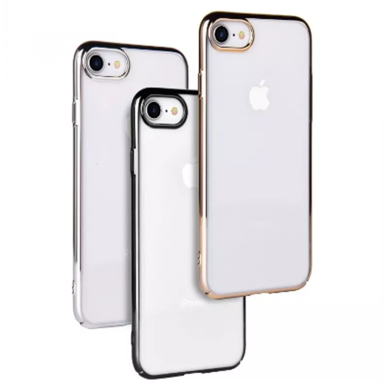 Apsauginis dėklas Devia Glimmer serija, skirtas iPhone SE2, auksinis, kietas PC nugarėlė