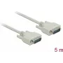 Serijinis kabelis DeLOCK 85978 Smėlio spalvos 5m Sub-D15