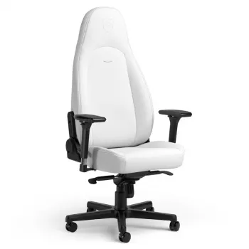 Biuro kėdė noblechairs NBL-ICN-PU-WED minkšta sėdynė, minkštas atlošas, balta
