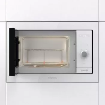Gorenje BM235G1SYW balta kombinuota mikrobangų krosnelė įmontuojama 23 L 900 W