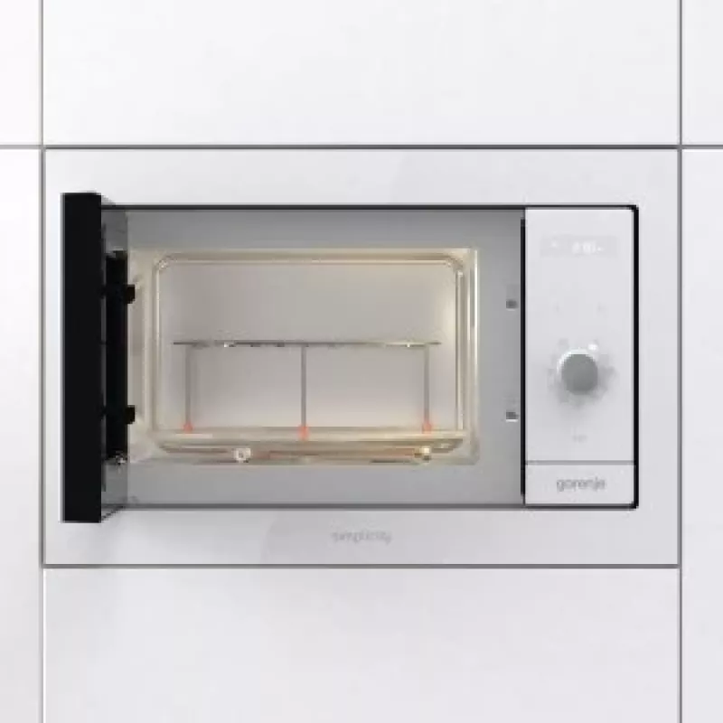 Gorenje BM235G1SYW balta kombinuota mikrobangų krosnelė įmontuojama 23 L 900 W