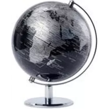 Stalinis politinis gaublys TROIKA LUNAR, 20 cm skersmuo, 270 mm aukštis, juodas/sidabrinis