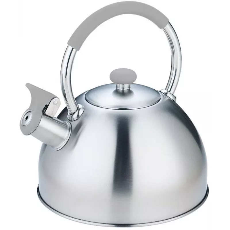 Virdulys Maestro MR-1323 – nerūdijančio plieno, 2,5 L, švilpuku, šalto prisilietimo silikonine rankena