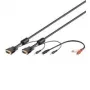 Wentronic SVGA garso kabelis - 3 m - VGA (D-Sub) - VGA (D-Sub) - Juodas - 3,5 mm garso lizdas (93969)