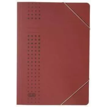 Elba 400010103 dokumentų segtuvas kartoninis bordo A4