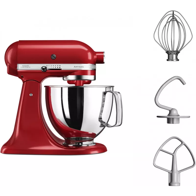 KitchenAid Artisan 5ksm125 stovimas maišytuvas 300 W Raudona