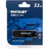 USB atmintukas PATRIOT 32 GB USB Type-A 3.2 Gen 1 juodas, 80 MB/s, raktų pakabukas