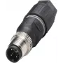 Phoenix Contact 1641785 Laido Jungtis M12 Juoda - Nerūdijantis Plienas