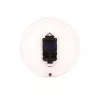 NeXtime laikrodis 2615ro Focus, Ø25 cm, sieninis, baltas/raudonas