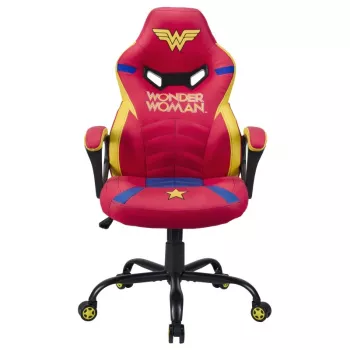 PC žaidimų kėdė Subsonic SA5573-W1, minkšta sėdynė, mėlyna/raudona/geltona