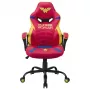 PC žaidimų kėdė Subsonic SA5573-W1, minkšta sėdynė, mėlyna/raudona/geltona