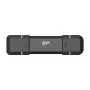 Silicon Power DS72 USB atmintinė 250 GB USB Type-A / USB Type-C 3.2 Gen 2 (3.1 Gen 2) Juoda