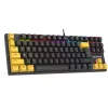 Tracer HORNET 87 klaviatūra ir pelė žaidimams USB QWERTY juoda, geltona