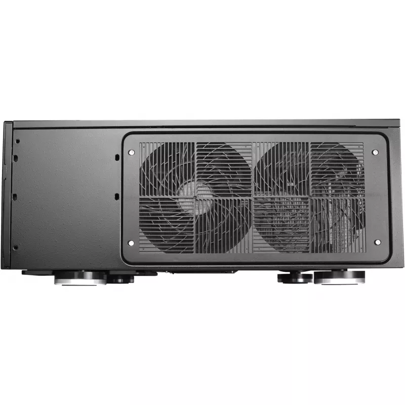 Korpusas SilverStone Grandia GD08 – stalinis – SSI EEB – be maitinimo šaltinio – juodas – USB/audio