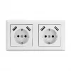 Sieninis kištukinis lizdas DeLOCK 2 jungtys su 4 USB prievadais 2 x 2,8 A