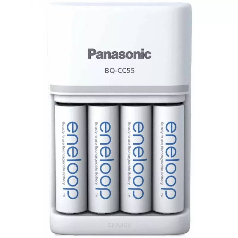 Įkroviklis PANASONIC Eneloop Smartplus BQ-CC55 + 4x AA 2000 mAh (K-KJ55MCD40E)
