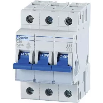 DOEPKE Automatinis jungiklis C32A DLS-6H-C32-3-6-KA 6kA 3-polių 400V C charakteristika DLS-6H-C32-3-6-KA (09914296)
