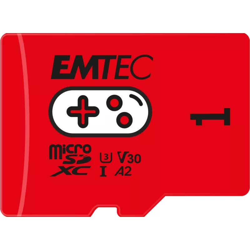 „Emtec“ 1TB microSDXC atminties kortelė UHS-I U3 V30 A2 Gaming Rouge (ECMSDM1TXCU3G)