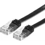 VALUE tinklo kabelis RJ-45 (M) į RJ-45 (M) 1,5 m UTP CAT6 plokščias juodas (21.99.0964)