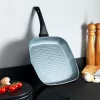 Griddle keptuvė Russell Hobbs RH01861EU7 28 cm Crystaltech – nelipni dangtis, plokščia grilio keptuvė