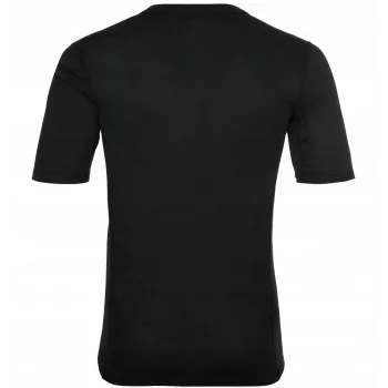 Vyrų marškinėliai Odlo BL TOP crew neck s/s ACTIVE WARM ECO, dydis M, juodi