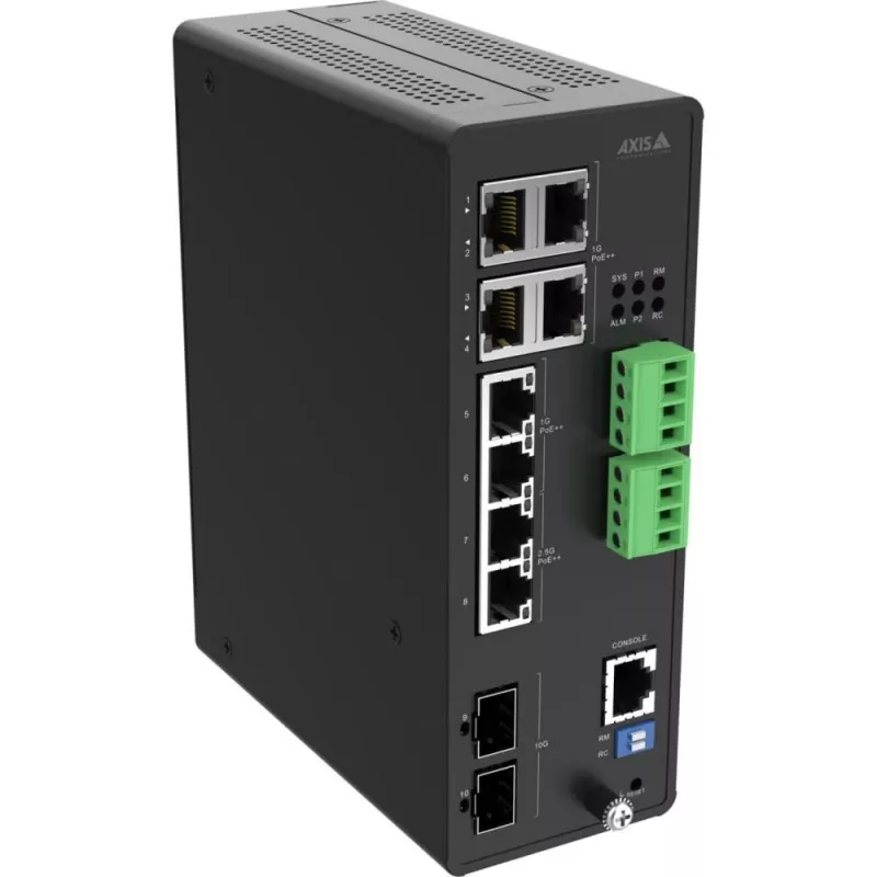 Valdomas jungiklis Axis 02621-001 10G Ethernet 8 prievadų PoE