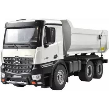 Amewi Mercedes Arocs savivartis – elektrinis variklis – paruoštas važiuoti (RTR) – juodas – baltas – metalinis – berniukams (22413)