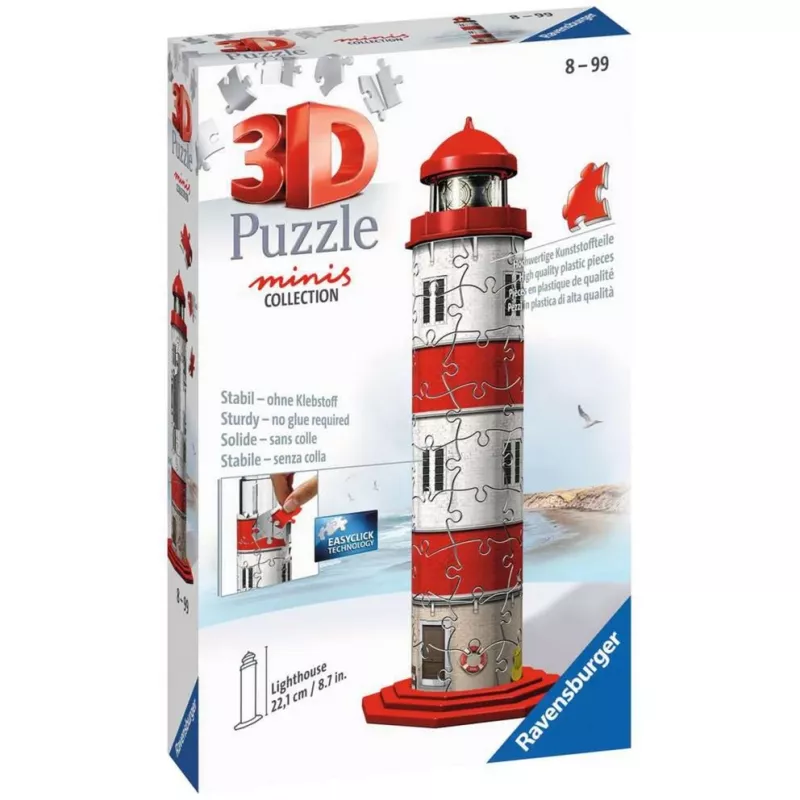 Puzzle 54 elementų 3D Mini Švyturys